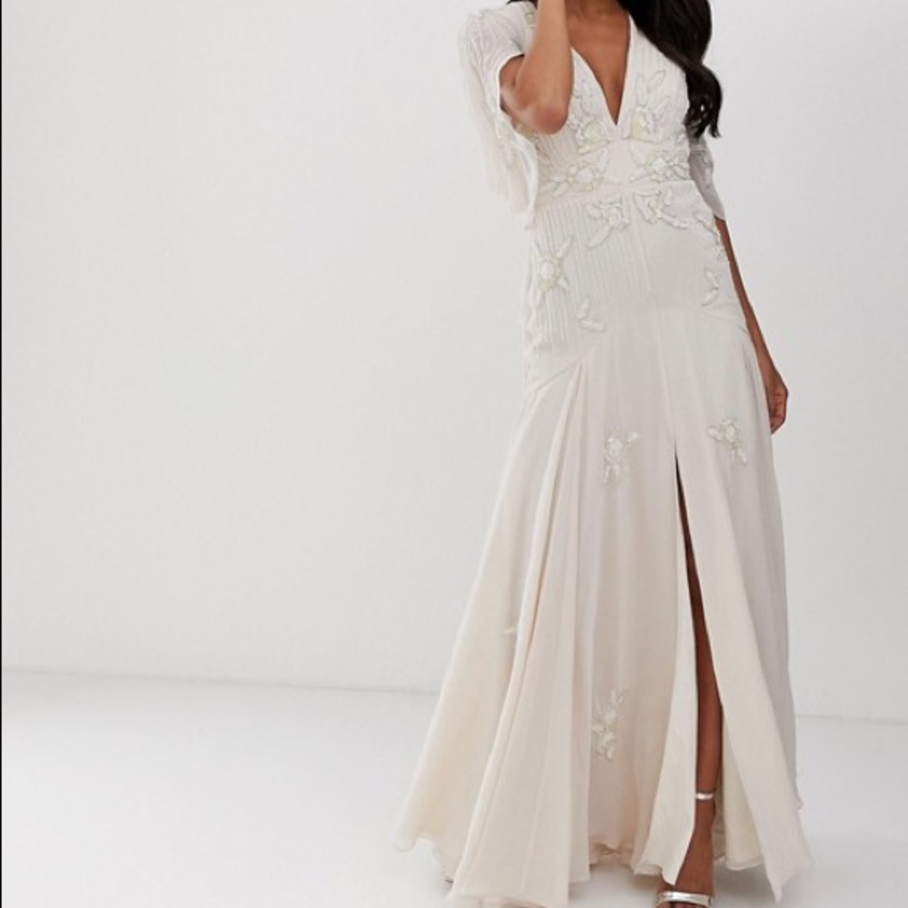 ASOS design beaded maxi dress